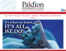 Tablet Screenshot of paidion.com